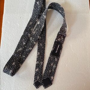 New The Kooples Monochrome  black Patterned Tie music vibe